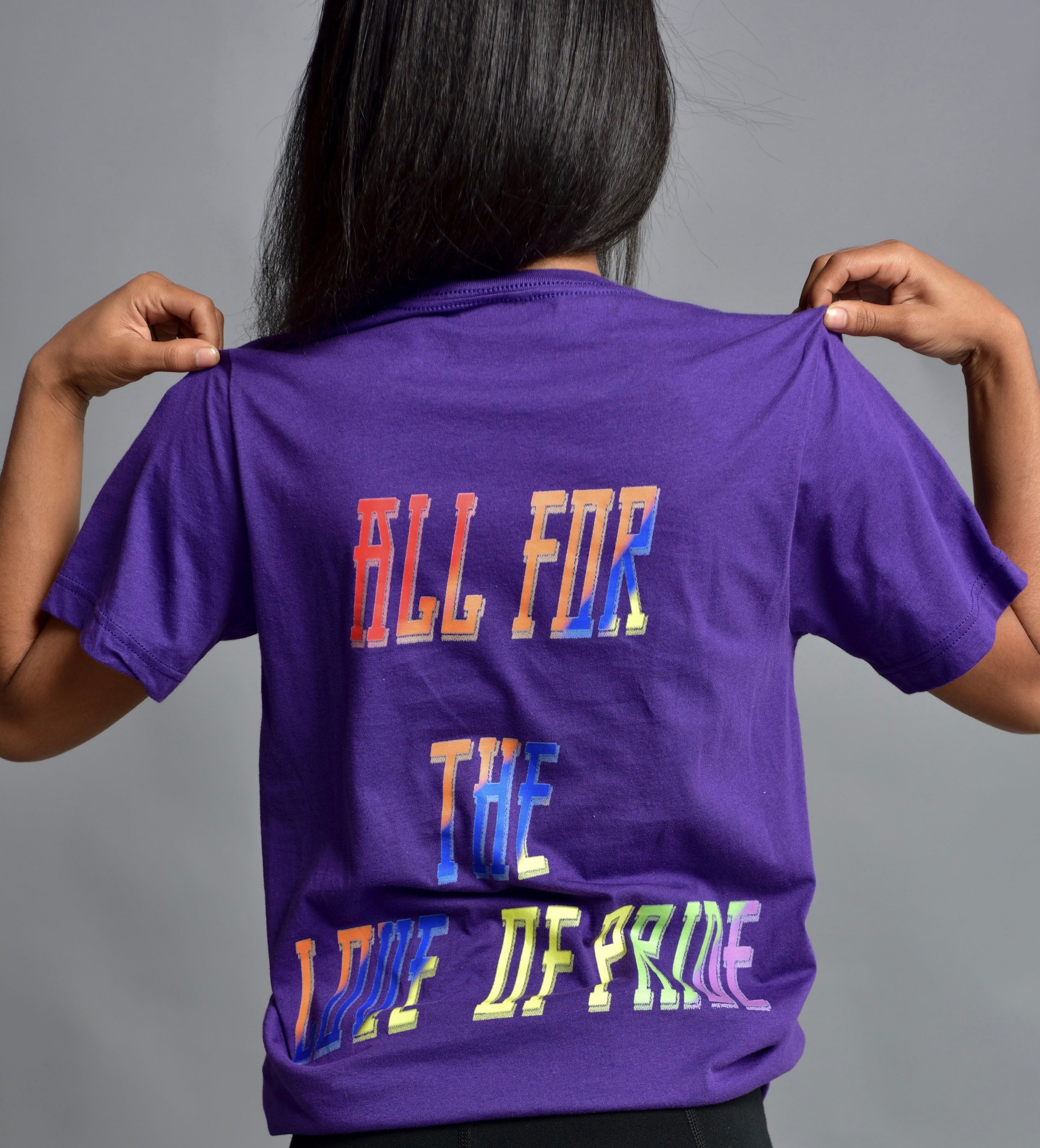“All For The Love Of Pride” Purple Tee