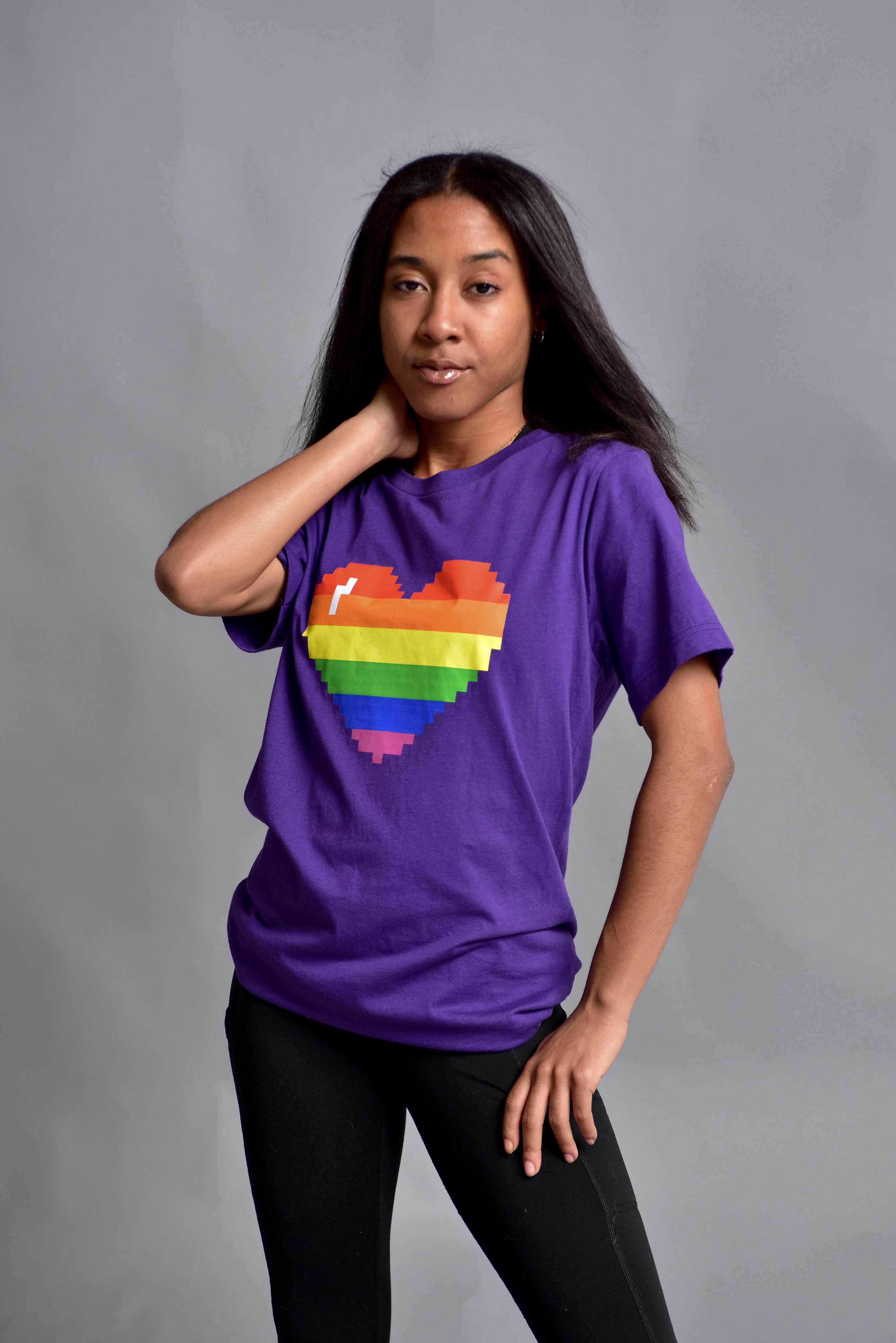 “All For The Love Of Pride” Purple Tee